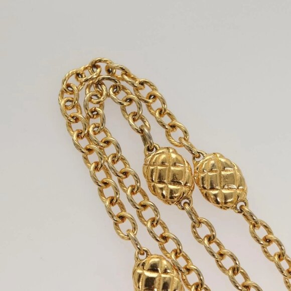 CHANEL Chain Belt metal Gold CC Auth bs25545 main image 8